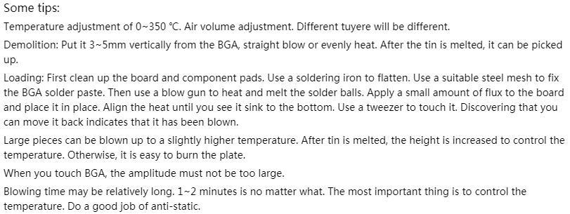 BGA javítógép használata BGA repair machine usage