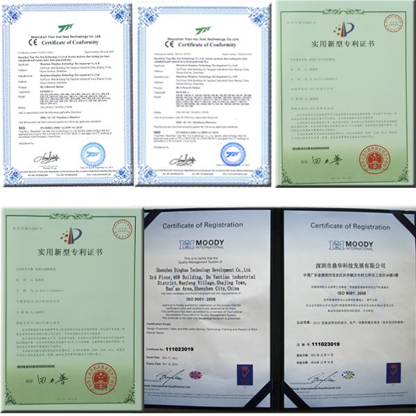 Patent and certification